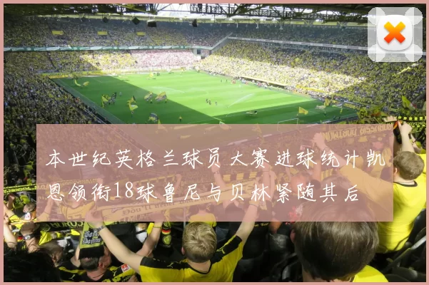 本世纪英格兰球员大赛进球统计凯恩领衔18球鲁尼与贝林紧随其后