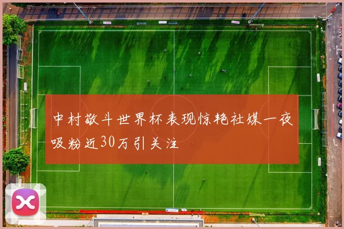中村敬斗世界杯表现惊艳社媒一夜吸粉近30万引关注